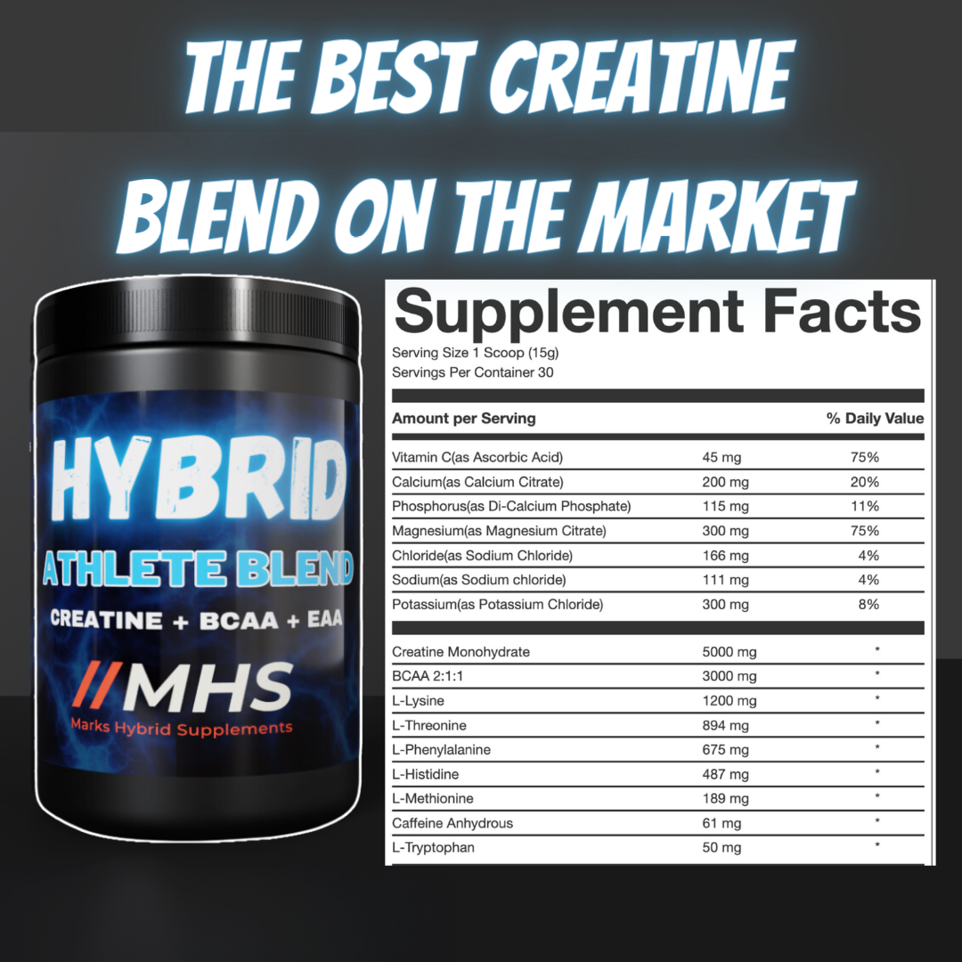 GRIFFIN'S BLOOD PRE-WORKOUT AND HYBRID ATHLETE BLEND