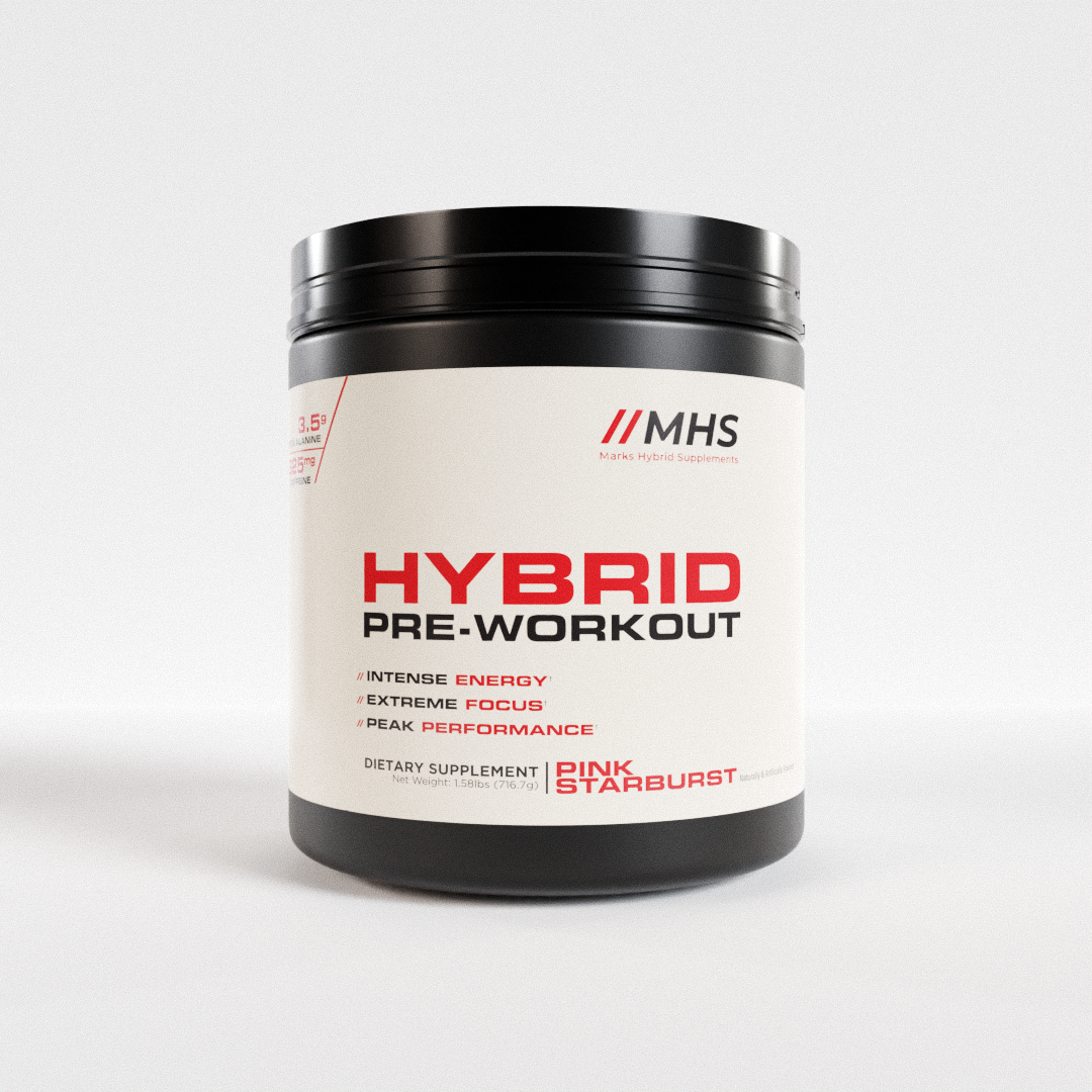 MHS Hybrid 2.0 Pre-Workout Powder Supplement for Men & Women